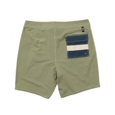 SALTY CREW CHANNEL BOARDSHORTS OIL GREEN