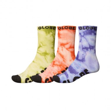 GLOBE ALL TIED UP K SOCKS 3-PACK ASSORTED