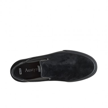 GLOBE DOVER SHOES BLACK SUEDE/GILLETTE
