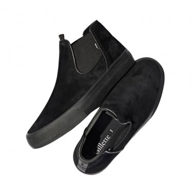 GLOBE DOVER SHOES BLACK SUEDE/GILLETTE