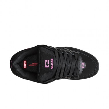 GLOBE TILT SHOES BLACK/BLACK/PINK