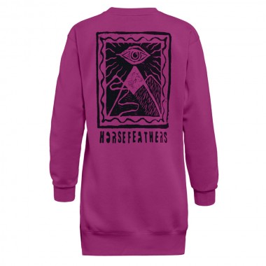 HORSEFEATHERS CHANDRA W LONG SWEATSHIRT ORCHID