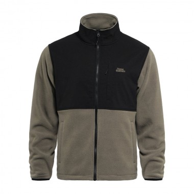 HORSEFEATHERS DUVAL ZIP FLEECE SWEATSHIRT TAUPE