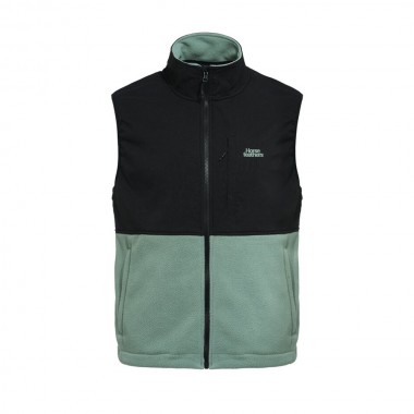 HORSEFEATHERS DUVAL ZIP FLEECE VEST ICEBERG GREEN