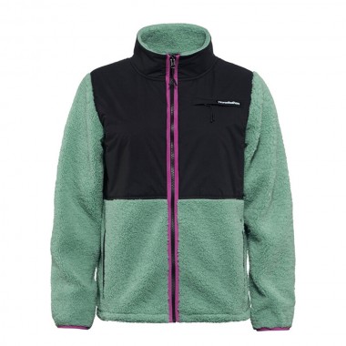 HORSEFEATHERS GEMA ZIP FLEECE SWEATSHIRT ICEBERG GREEN