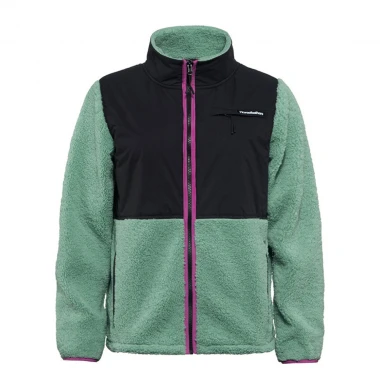 HORSEFEATHERS GEMA ZIP FLEECE SWEATSHIRT ICEBERG GREEN