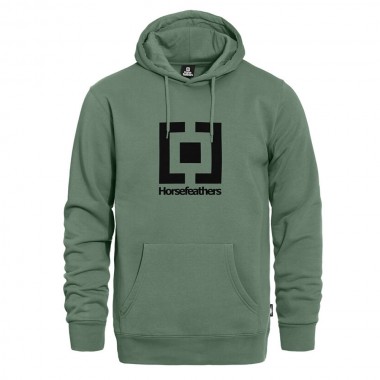 HORSEFEATHERS LEADER HOODIE ICEBERG GREEN