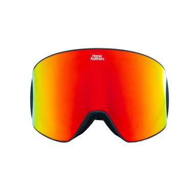 HORSEFEATHERS LYNX SNOW GOGGLES BLACK/MIRROR RED