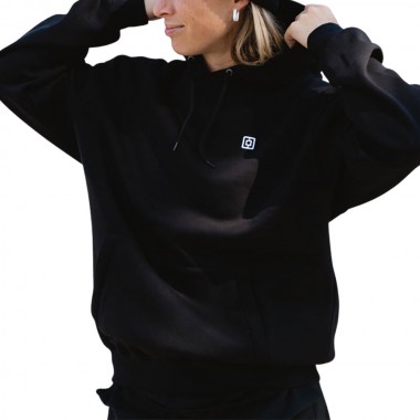 HORSEFEATHERS MIVON W HOODIE BLACK