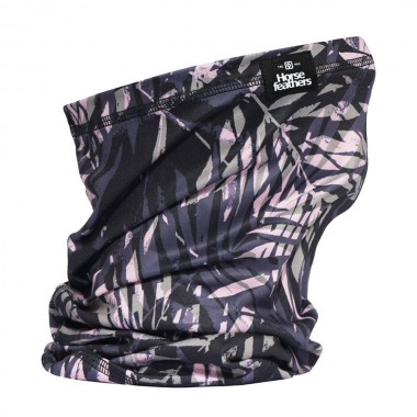 HORSEFEATHERS NECK W WARMER BLACK LEAVES