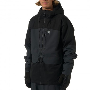 HORSEFEATHERS PEARL SNOW JACKET BLACK/PHANTOM