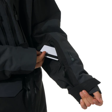 HORSEFEATHERS PEARL SNOW JACKET BLACK/PHANTOM