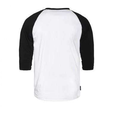 HORSEFEATHERS ROLLIN RAGLAN T-SHIRT WHITE/BLACK