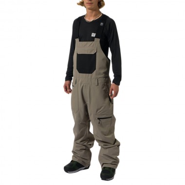 HORSEFEATHERS TRANSFER BIB SNOW PANTS TAUPE