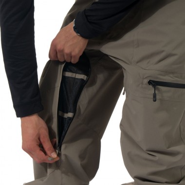 HORSEFEATHERS TRANSFER BIB SNOW PANTS TAUPE