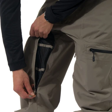 HORSEFEATHERS TRANSFER BIB SNOW PANTS TAUPE