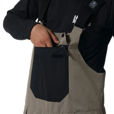 HORSEFEATHERS TRANSFER BIB SNOW PANTS TAUPE