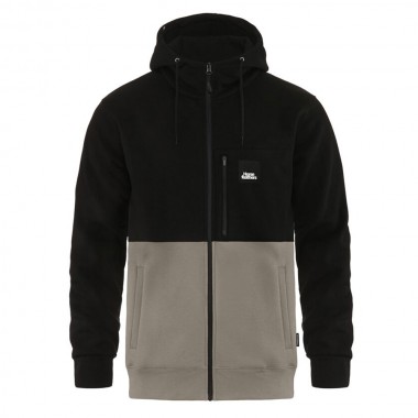 HORSEFEATHERS VICK HOODIE BLACK/TAUPE