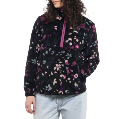 HORSEFEATHERS VIVA 1/2 ZIP FLEECE SWEATSHIRT COLORED CHEETAH