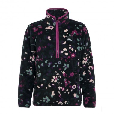 HORSEFEATHERS VIVA 1/2 ZIP FLEECE SWEATSHIRT COLORED CHEETAH