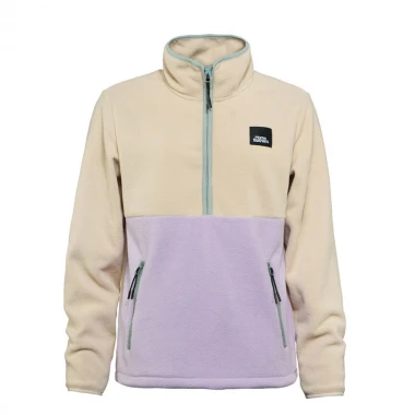 HORSEFEATHERS VIVA 1/2 ZIP FLEECE SWEATSHIRT CREAM