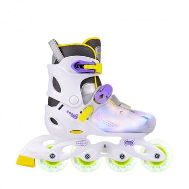 MICRO COSMO ID CANDY FLASH K INLINE SKATES WHITE