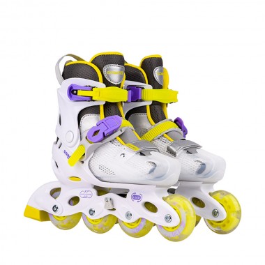 MICRO COSMO ID CANDY FLASH K INLINE SKATES WHITE