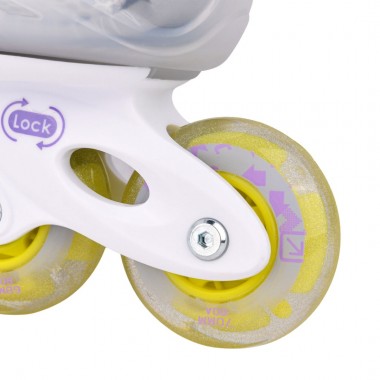 MICRO COSMO ID CANDY FLASH K INLINE SKATES WHITE