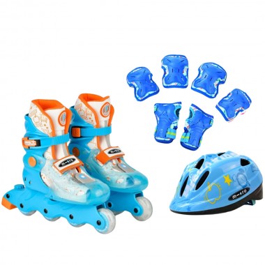 MICRO FUTURE COMBO LED K INLINE SKATES BLUE