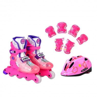 MICRO FUTURE COMBO LED K INLINE SKATES PLUM