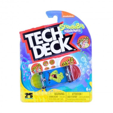 TECH DECK 96MM FINGERBOARD SANTA CRUZ SPONGEBOB 20147631