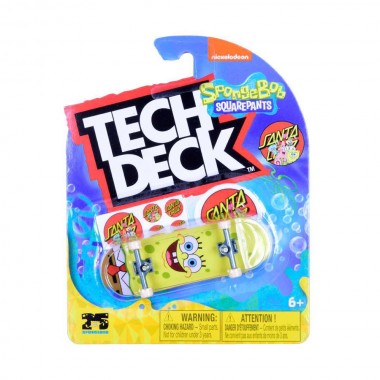 TECH DECK 96MM FINGERBOARD SANTA CRUZ SPONGEBOB 20147629