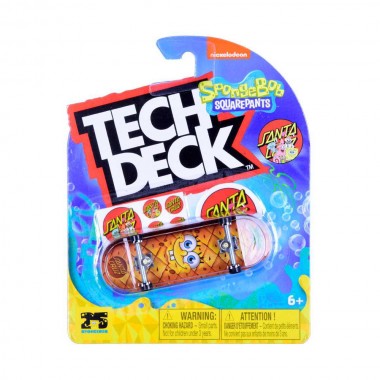 TECH DECK 96MM FINGERBOARD SANTA CRUZ SPONGEBOB 20147632