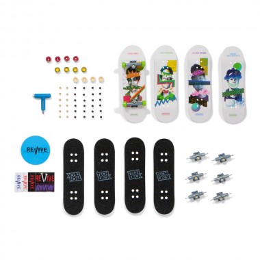 TECH DECK 4PACK FINGERBOARD REVIVE 20147659