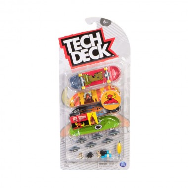TECH DECK 4PACK FINGERBOARD TOY MACHINE 20147659