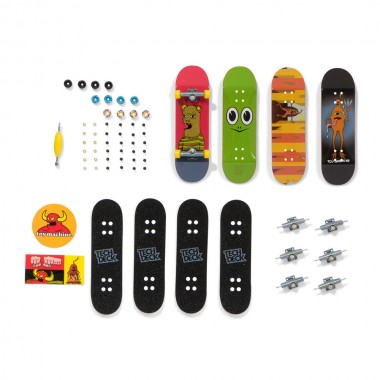TECH DECK 4PACK FINGERBOARD TOY MACHINE 20147659