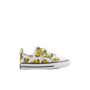 CONVERSE CHUCK TAYLOR ALL STAR CON TRUCK INF SHOES WHT/BLK/AMR
