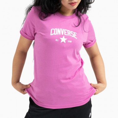 CONVERSE RETRO SPORT STANDARD FIT W TEE CACTUS BUD