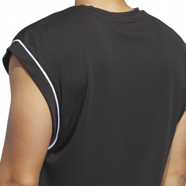 ADIDAS BASKETBALL ALL-WORLD SLEEVELESS TANK TOP BLACK/BLACK