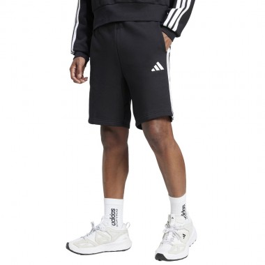 ADIDAS ESSENTIALS 3-STRIPES SHORTS BLACK/WHITE