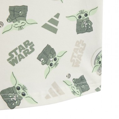 ADIDAS X STAR WARS MANDALORIAN INF SHORTS/TEE SET OWHITE/MULTCO