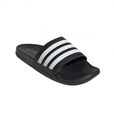 ADIDAS ADILETTE COMFORT SLIDES CBLACK/FTWWHT/CBLACK