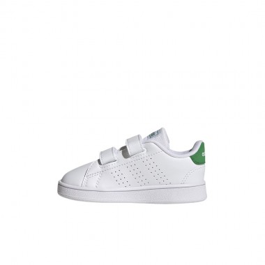 ADIDAS ADVANTAGE INF SHOES FTWWHT/GREEN/CBLACK