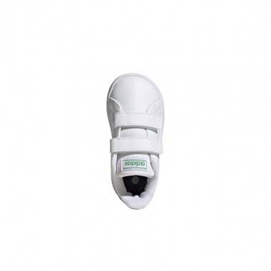 ADIDAS ADVANTAGE INF SHOES FTWWHT/GREEN/CBLACK