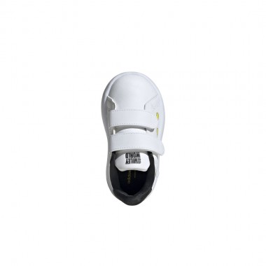 ADIDAS ADVANTAGE SMILEY INF SHOES FTWWHT/BYELLO/CBLACK