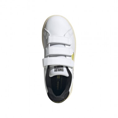 ADIDAS ADVANTAGE SMILEY K SHOES FTWWHT/BYELLO/CBLACK