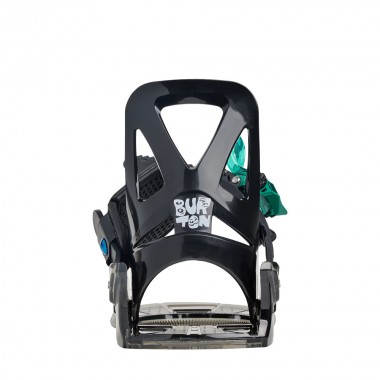 BURTON MINI GROM DISC KIDS SNOWBOARD BINDINGS BLACK
