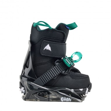BURTON MINI GROM DISC KIDS SNOWBOARD BINDINGS BLACK