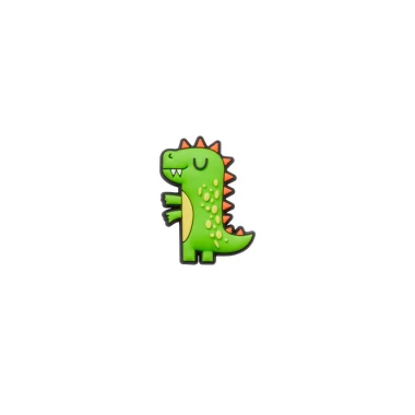 CROCS GREEN DINO JIBBITZ CHARM