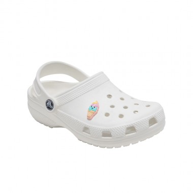 CROCS ICE CREAM CONE WITH SMILE JIBBITZ CHARM